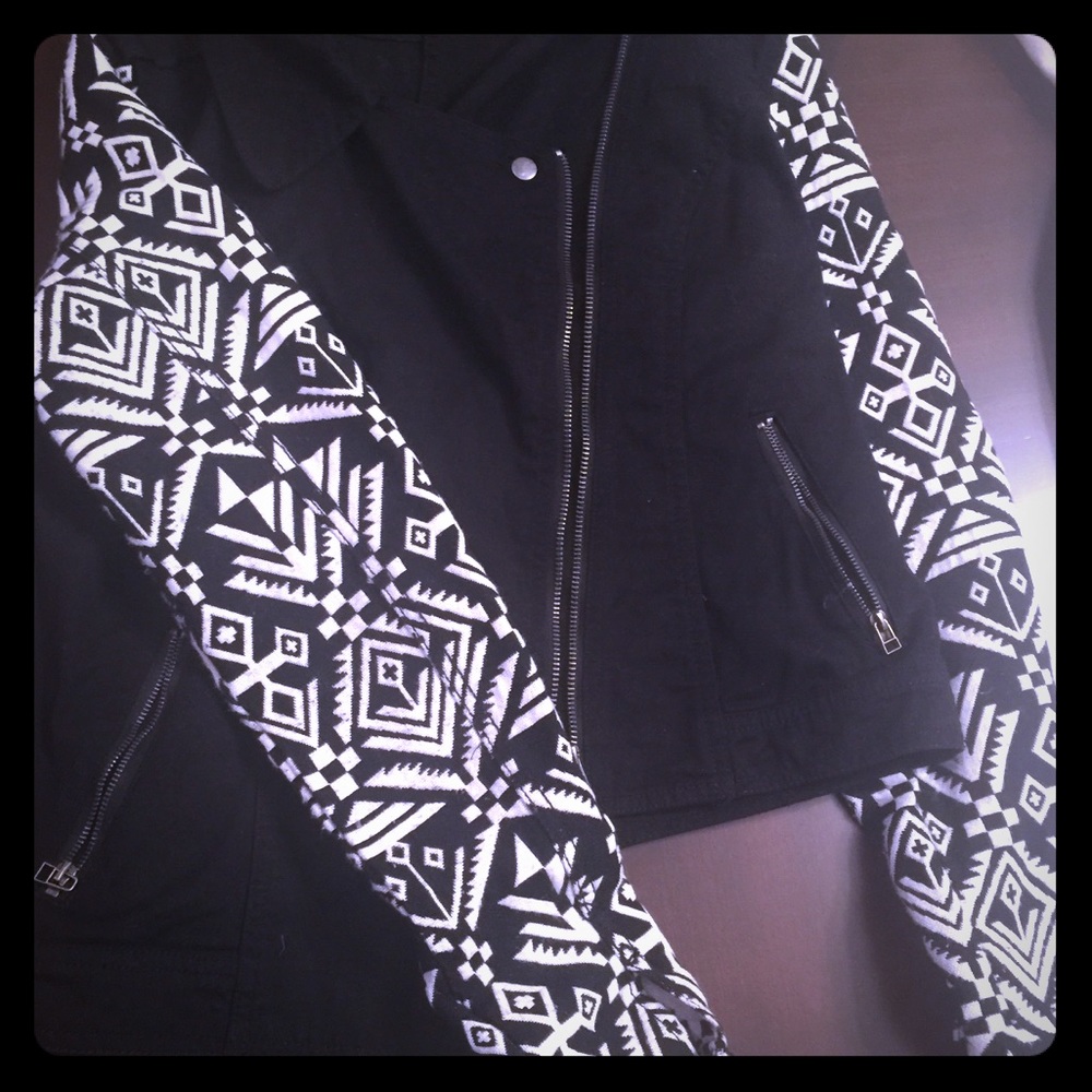 Life in Progress Asymmetrical Geometric Jacket